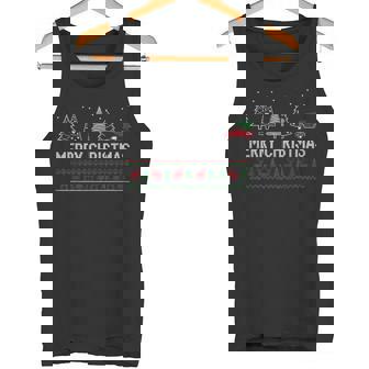 Weihnachts-Rentierbaum Winterurlaub Familie Tank Top - Geschenkecke