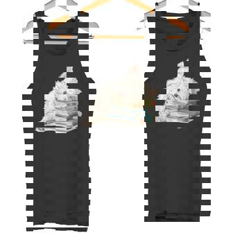 West Highland Terrier Books 犬種 ウェスティ タンクトップ - Kawaiitshirt