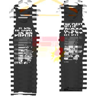 Why I Lose At Ping Pong Table Tennis My Fault Tank Top | Mazezy