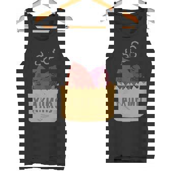 Yakiimo Imo 焼き芋 さつまいも 焼き芋好き ワンポイント ポケット デザイン おもしろ かわいい おしゃれ タンクトップ - Kawaiitshirt