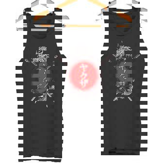 Yakuza Épée Japonaise Dragon Débardeur e - Cadeauxyz