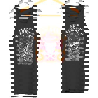 Yallternative Alt-Country Skull Alternative Skeleton Cowboy Tank Top | Mazezy
