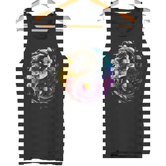 Yin Yang Sun Moon Universe Tai Chi Qigong Yoga Taoism Tank Top | Mazezy