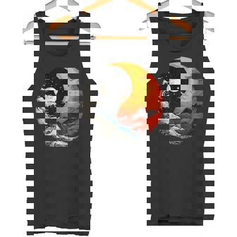 Ying Yang Energy Meditation Watercolor Tai Chi Day & Night Tank Top | Mazezy