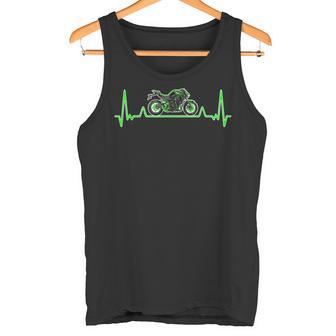 Z900 Motorrad Herzschlag Pulse Motorradfahrer Biker Tank Top - Geschenkecke