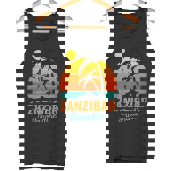 Zanzibar Palm Beach Tanzania Paradisourf Africa Canotta - Novitaregali