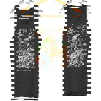 Zoo Animals Wildlife Safari Jungle Zoo Birthday Party Tank Top | Mazezy