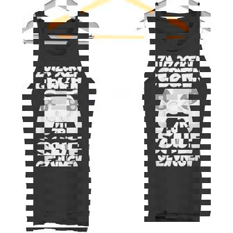 Zum Zocken Geboren Zurchule Gezwungen Nerd Gaming Geschenk Tank Top - Seseable