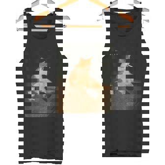 おもしろタバコ 子猫 喫煙 バカ ミーム ブレイン タンクトップ - Kawaiitshirt