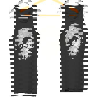 きつね 北海道 ムーンフォックスジャンプ 動物の自然を探している タンクトップ - Kawaiitshirt