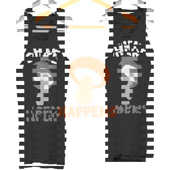 しいたけが起こる 菌類マッシュルーム タンクトップ - Kawaiitshirt