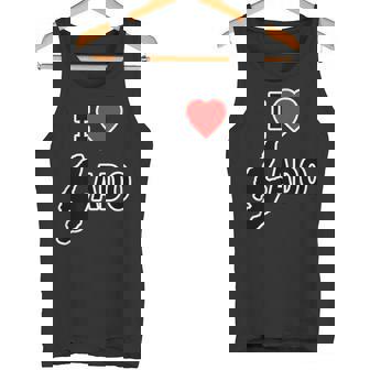 アイラブ・Sado 佐渡島 地図（I Love ハート）【47都道府県】Jimo-T ジモティ お土産 面白 タンクトップ - Kawaiitshirt