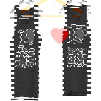 アイラブ・新潟（I Love ハート）Big 大きな文字 ハート【47都道府県】ジモティ お土産 面白 タンクトップ - Kawaiitshirt