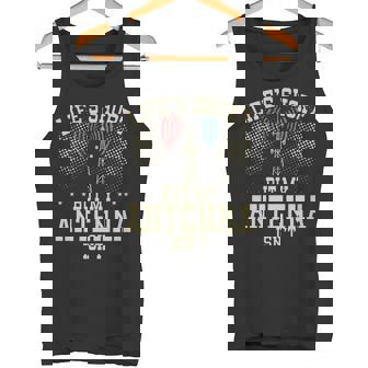 アマチュア無線デザイン 男性用 アマチュア無線機 アンテナ 長袖tシャツ タンクトップ - Kawaiitshirt