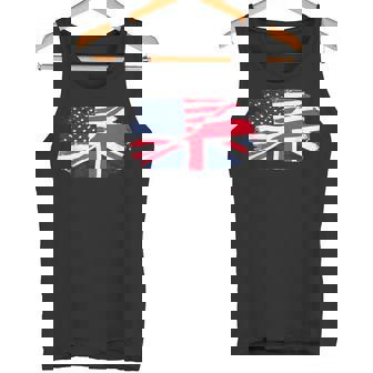 アメリカの国旗-ユニオンジャック-イギリスの国旗 Usa Flag Union Jack Uk Flag タンクトップ - Kawaiitshirt