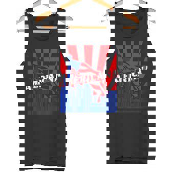 アメリカーナ、都市、旗、Bjj、柔術、Mma、ファイティング、ボックス。 タンクトップ - Kawaiitshirt