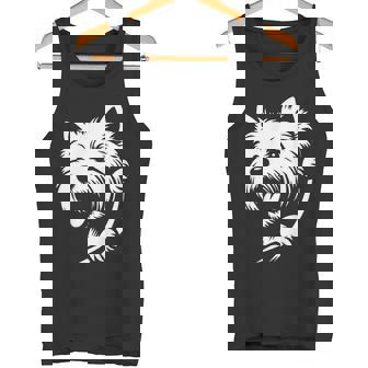 ウエスト ハイランド ホワイト テリア ピーキングドッグ ウェスティ デザイン タンクトップ - Kawaiitshirt