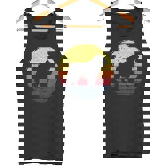 オールドイングリッシュシープドッグドッグレトロデザイン タンクトップ - Kawaiitshirt