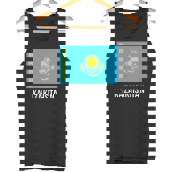 カザフスタン フラッグシャツ タンクトップ - Kawaiitshirt