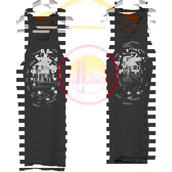 カリフォルニア サンフランシスコ シティ ギフト ブリッジ お土産f タンクトップ - Kawaiitshirt