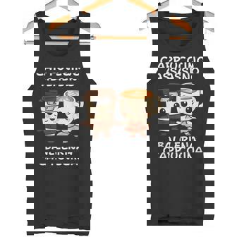 カワイイカプチーノ アサシーノ バレリーナ イタリアン ブレイン ミーム タンクトップ - Kawaiitshirt