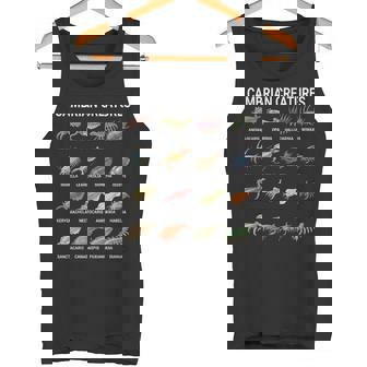 カンブリア紀の生き物チャート–先史時代の海洋生物アート タンクトップ - Kawaiitshirt