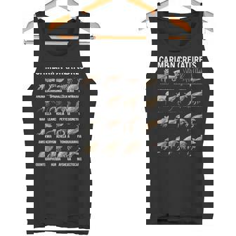 カンブリア紀の生き物チャート先史時代の生活古生物学 タンクトップ - Kawaiitshirt