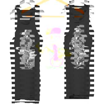 コアラ パンダ スモーキング ボング かわいい 面白い 漫画 タンクトップ - Kawaiitshirt