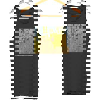 ゴッホ-アルルのベッドルーム タンクトップ - Kawaiitshirt