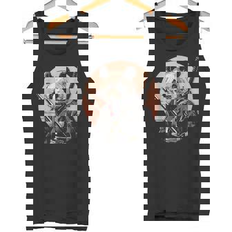 サムライパンダ 作品 日本美術 日本の忍者 パンダ タンクトップ - Kawaiitshirt