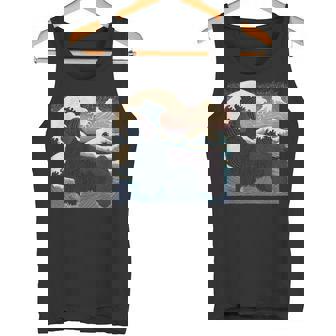 シュールレアリズム 日本画 ニューファンドランド 犬 タンクトップ - Kawaiitshirt