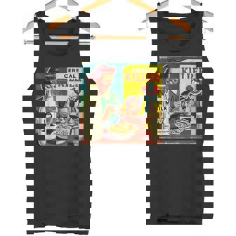 シリアルシリアルキラー音声しゃれミッドセンチュリー広告ユーモア タンクトップ - Kawaiitshirt