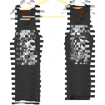 シーズーとビッグフットの森の冒険 タンクトップ - Kawaiitshirt