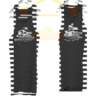 ジョシュア レトロ ボルダー ツリー ファニー ロック クライミング タンクトップ - Kawaiitshirt