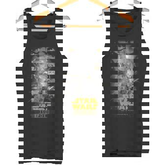 スター・ウォーズ クラシック エピソードi ファントム・メナス ポスター タンクトップ - Kawaiitshirt