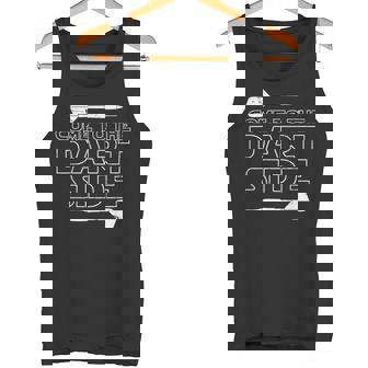 メンズ ダーツボード ダーツボード 面白いことわざダーツスポーツ タンクトップ - Kawaiitshirt