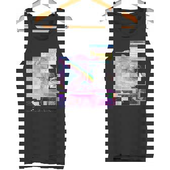 トリッピーサイバー美的ヴェイパーウェイヴインターネットクラシックアート タンクトップ - Kawaiitshirt