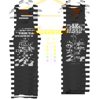 ドラッグレースレーサー 週末はストリップ三昧 タンクトップ - Kawaiitshirt