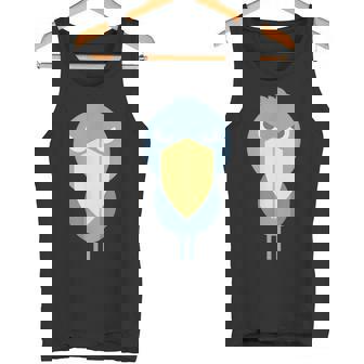 ハシビロコウ アニマル イラスト ミニマル 図案 シンプル ユニセックス ギフト タンクトップ - Kawaiitshirt