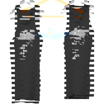 ハシビロコウさん 『いん ざ すかい』どうぶつフレンズ 動物園の生き物 大きな鳥 タンクトップ - Kawaiitshirt