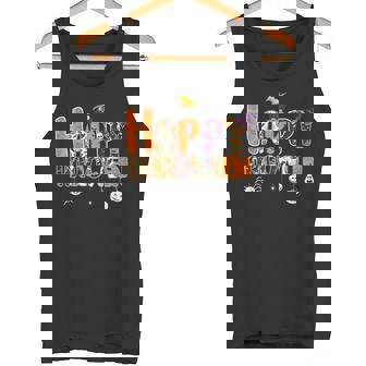 ハッピーハロウィンコスチューム かわいいパンプキン魔女 怖い秋 キッズ タンクトップ - Kawaiitshirt