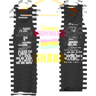 ハッピー独立記念日 ガーナ ガーナの歴史の誇り タンクトップ - Kawaiitshirt