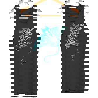 ハワイ トライバル マンタレイ ハワイアン シャツ サメの恋人 タンクトップ - Kawaiitshirt