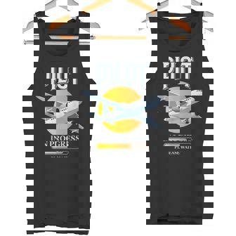 パイロット・イン・プログレス飛行機航空学校飛行機 タンクトップ - Kawaiitshirt
