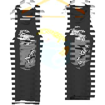 ヒョウ ヤモリ トカゲ 爬虫類 ヒョウ ヤモリ愛好家 タンクトップ - Kawaiitshirt