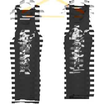 ビション・フリーゼ ギターを弾く クリスマス 犬好き タンクトップ - Kawaiitshirt