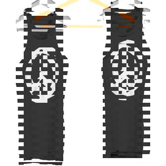 ホワイト ピースサイン タンクトップ - Kawaiitshirt