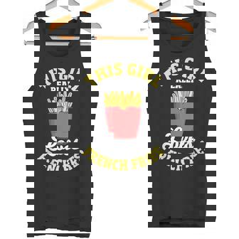 フライドポテト この子は本当にフライドポテトが好きなんだ フライドポテト タンクトップ - Kawaiitshirt