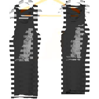 ブリティッシュショートヘアの猫 長袖tシャツ タンクトップ - Kawaiitshirt