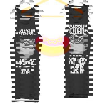 プロフェッショナルホットドッグイーターファニーホットドッグ タンクトップ - Kawaiitshirt